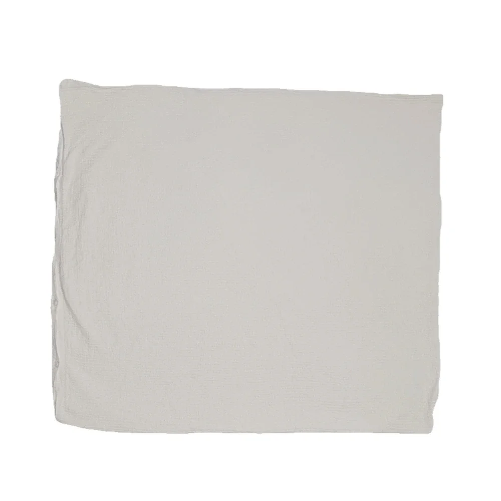 Nestwell Queen Sized White Cotton Duvet Cover Textured Diamond Luxury Bedding